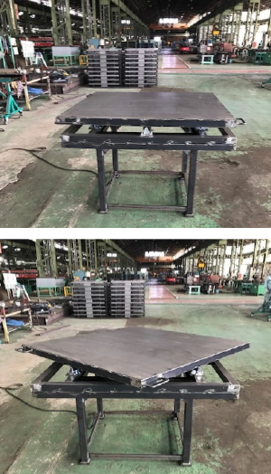 製缶作業用（回転式）ＭＪ溶接作業台