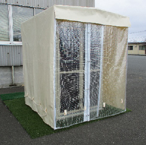 屋外用　小型熱中症避難ブース（組立式）